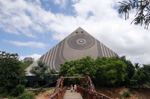 Giant Pyramid Meditation Yoga Pyramid Valley