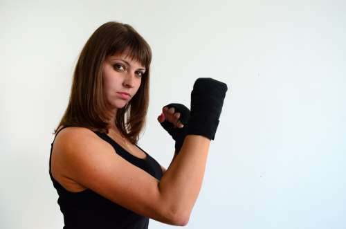 Girl Gloves Sports Boxing Boxing Bandages