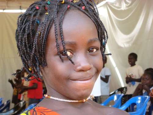 Girl Friendly Smile Africa Guinea Ethnicity