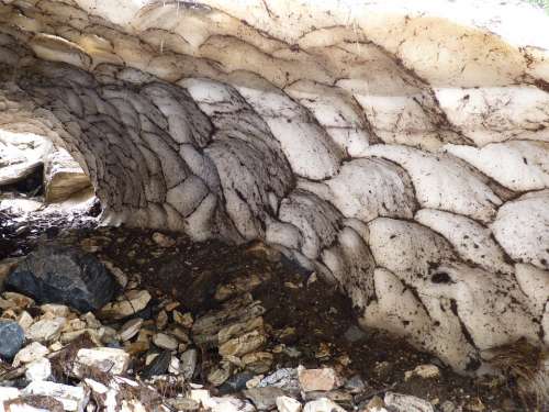 Glacier Tunnel Honeycomb Snow Melt