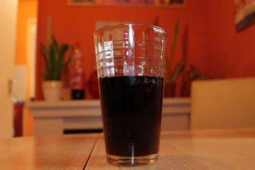 Glass Cola Drink