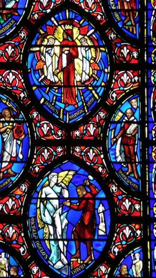 Glass Lead Church Colors Light Faith