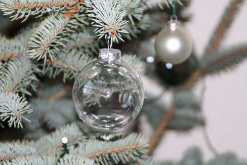 Glass Ball Christmas Tree Christmas Ornaments