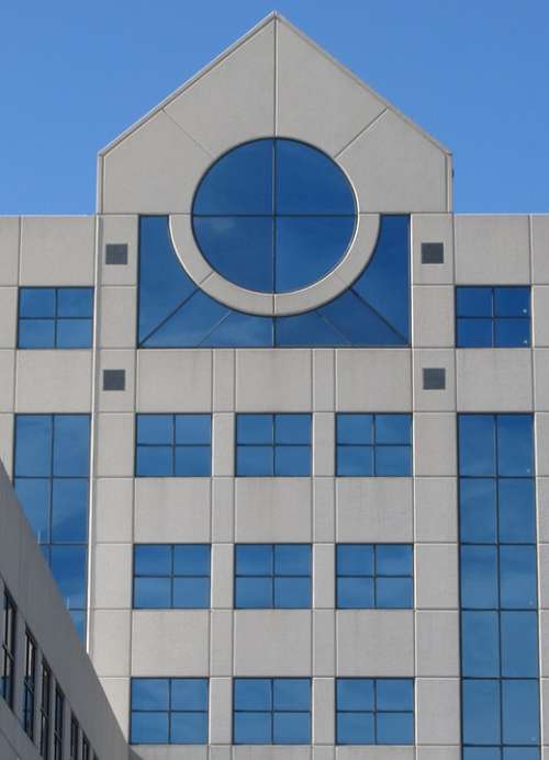 Glass Facade Architecture Window Geometric