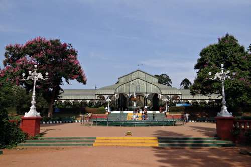 Glass House Botanical Garden Lal Bagh Bangalore