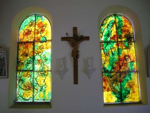 Glass Window Art Artist Bernard Chardon