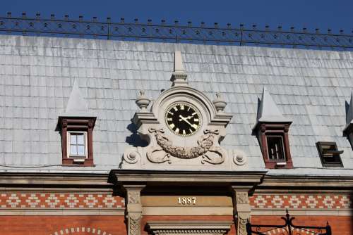 Gliwice The Old Town Clock Monuments Monument Time