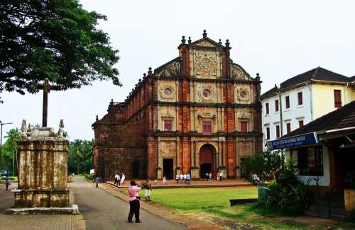 Goa Basilica Bom Jesus Church Cathedral City