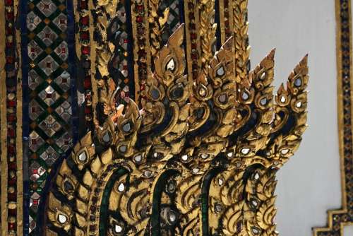 Gold Jewelled Decor Ornate Beautiful Eastern