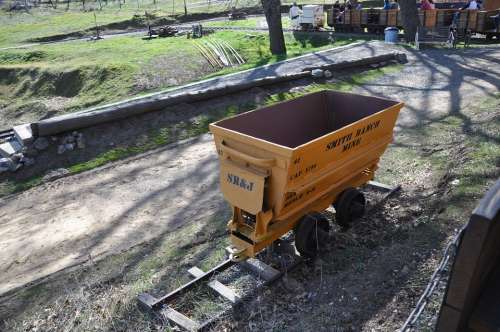 Gold Cart Mine Cart Cart Mine Gold Vintage