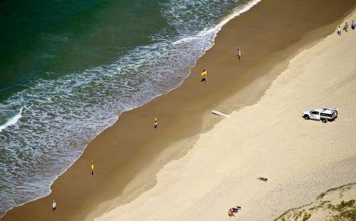 Gold Coast Beach Sea Ocean Sand Holidays Swimmers