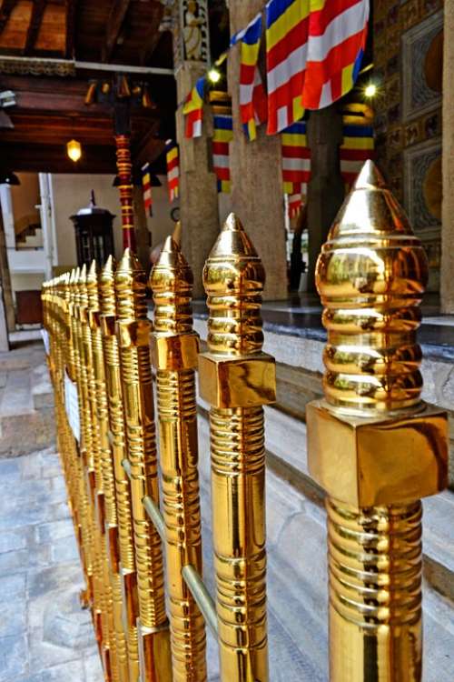 Gold Fence Fence Barrier Kandy Sri Lanka