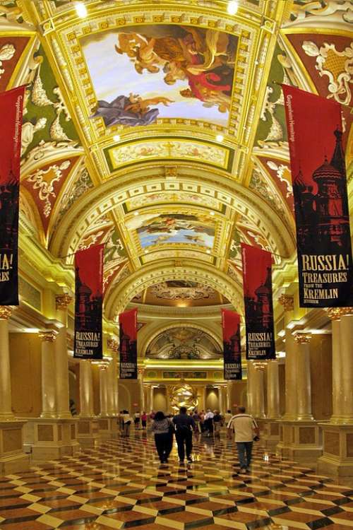 Golden Archway Arcade Artful Passage Interior