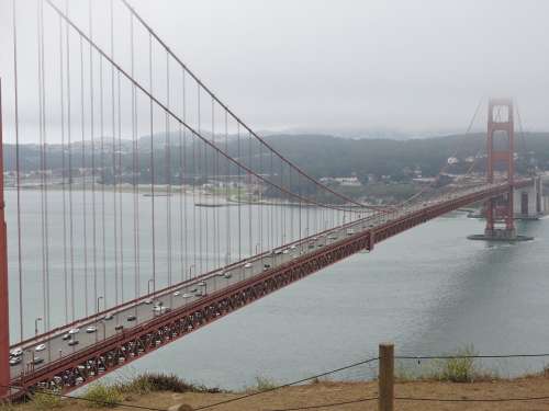 Golden Gate Bridge Bridge Suspension Bridge