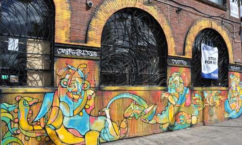 Graffiti Street Art City Urban Building Wall