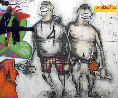 Graffiti Mural Art Human Strange
