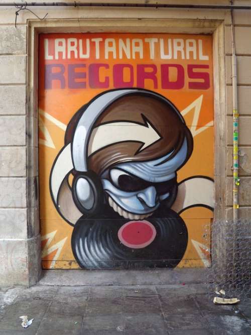 Graffiti Barcelona Street Art Record Store