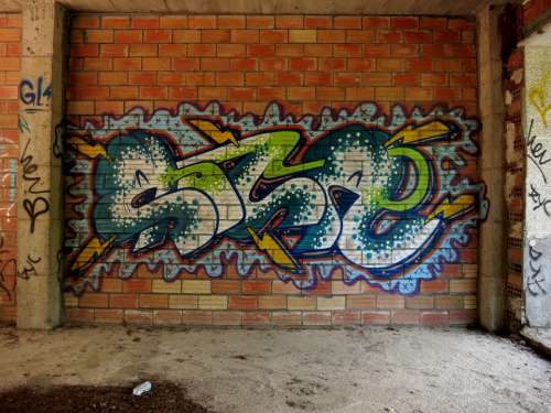 Graffiti Wall Brick