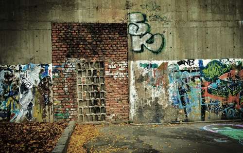 Graffiti Wall Graphically Sprayer Creativity Spray