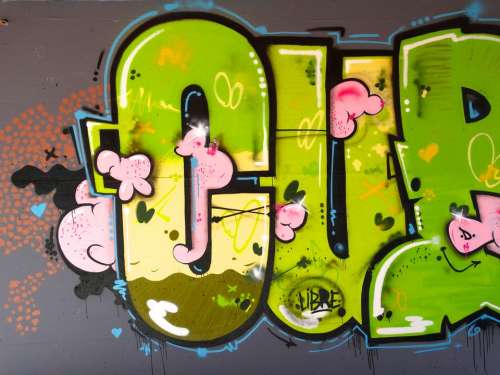 Graffiti Color Colorful Decorative Spray Art