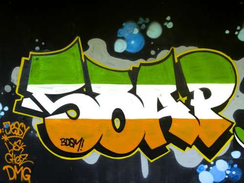 Graffiti Color Colorful Decorative Spray Art