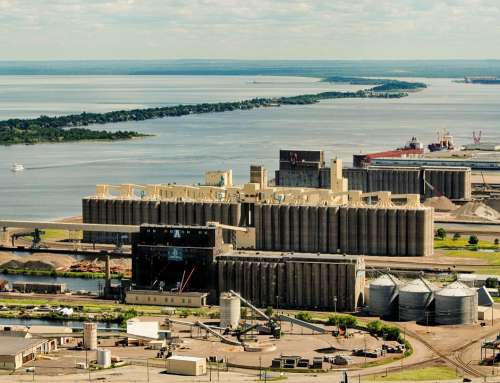 Grain Elevators Harbor Harbour Dock Lake Superior