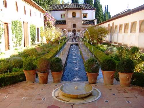 Granada Generalife Gardens Andalusia Spain