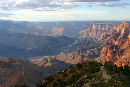Grand Canyon Usa Gorge Arizona