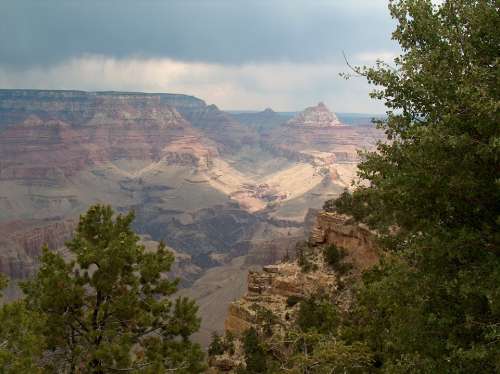 Grand Canyon Scenic Mountains Utah Canyon Usa