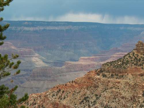 Grand Canyon Scenic Mountains Utah America Usa