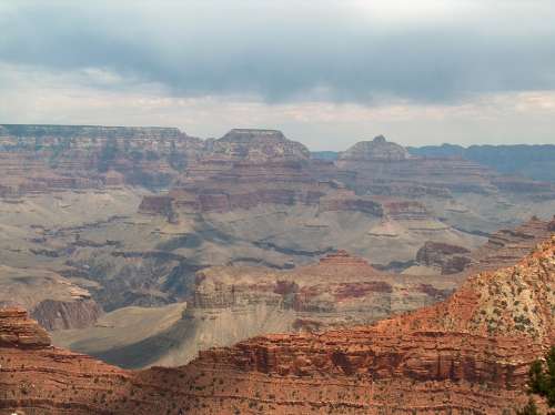 Grand Canyon Scenic Mountains Utah America Usa