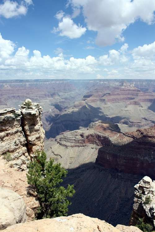 Grand Canyon Outdoor Scenery Erosion Rock