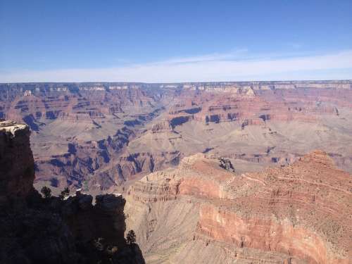 Grand Canyon Canyon Usa Landscape America Huge