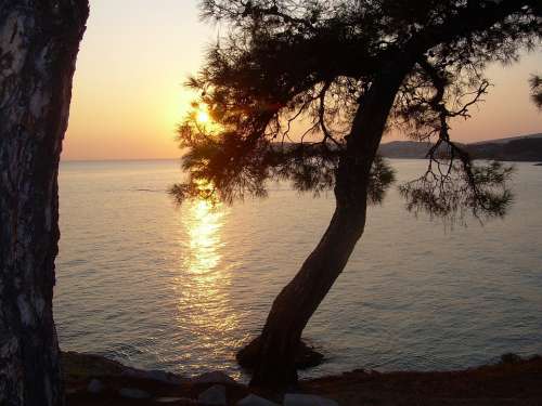 Greece Thassos Sunset