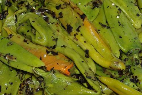 Green Chilies Spices Food Flavor Hot