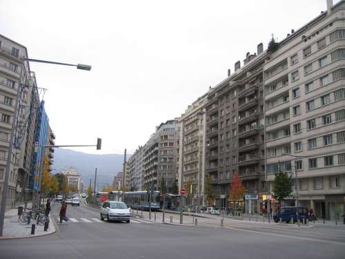 Grenoble Grands Boulevards Avenue Boulevard