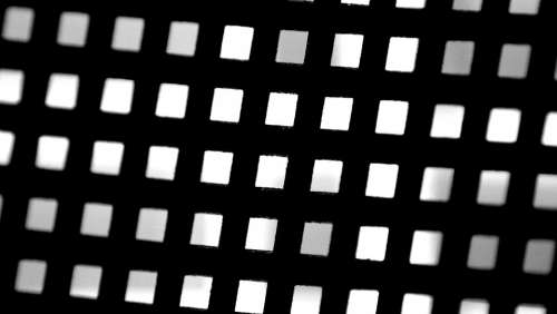 Grid Abstract Black Pattern Decorative Grill