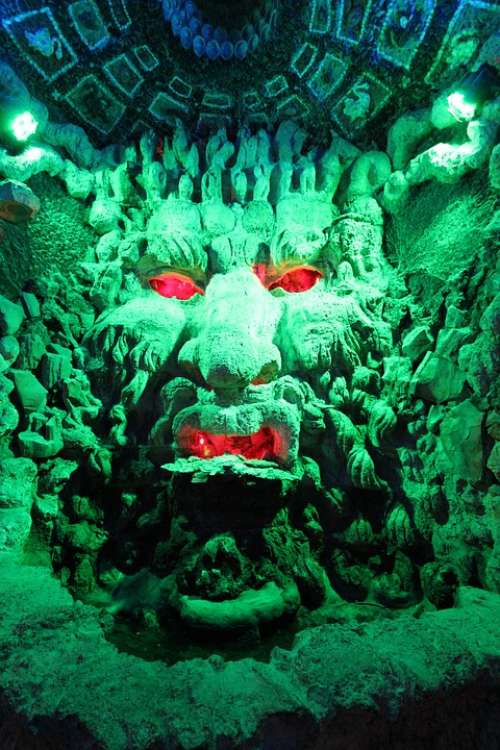 Grotto Hell Spirit Mask Gods Underground