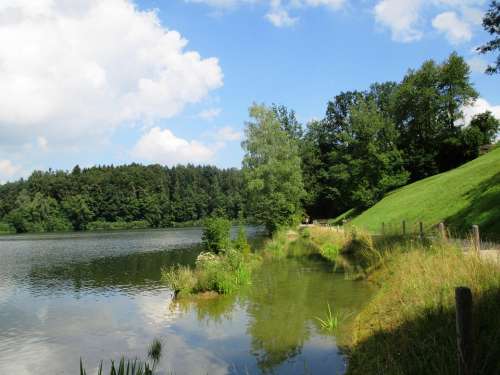 Guebsenbsee St Gallen Lake Nature Landscape