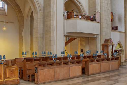 Guildford Cathedral Surrey Church Religion Praying