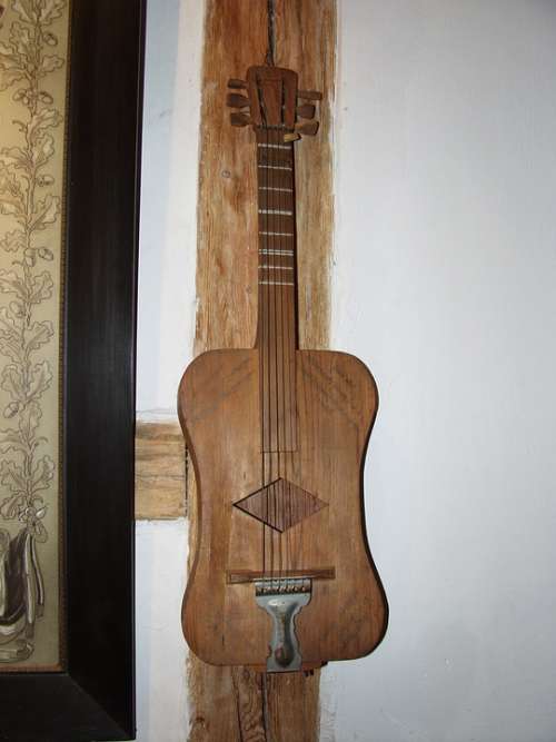 Guitar Music Instrument Wood Antique