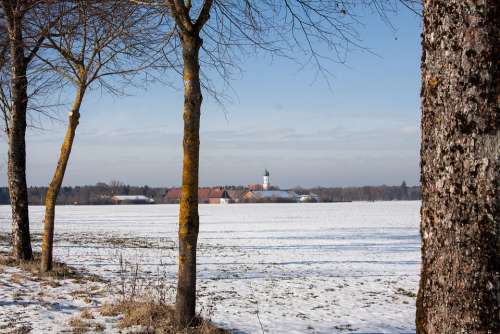 Gut Manor St Bhanu In Möschenfeld Avenue Winter