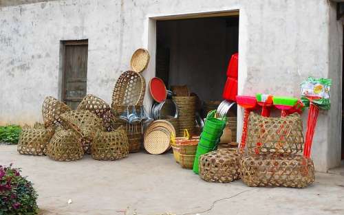 Haikou China Building Structure Baskets Handmade