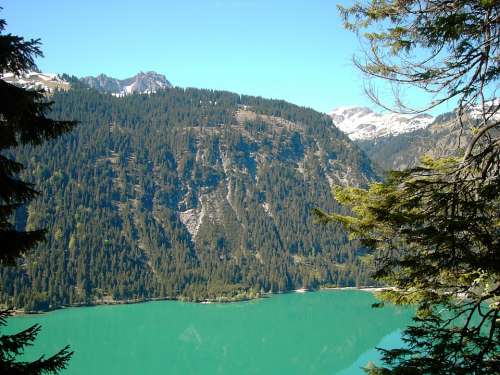 Haldensee Water Green Blue Tannheim Tyrol