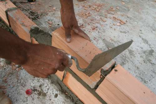 Hand Brick Construction