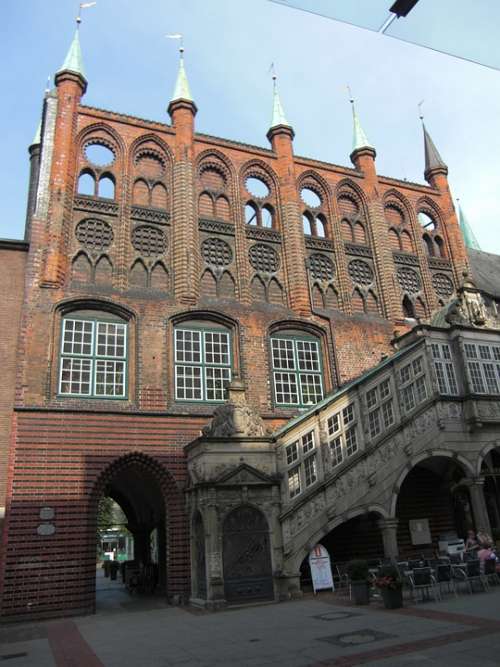 Hanseatic City Lübeck Town Hall Historically