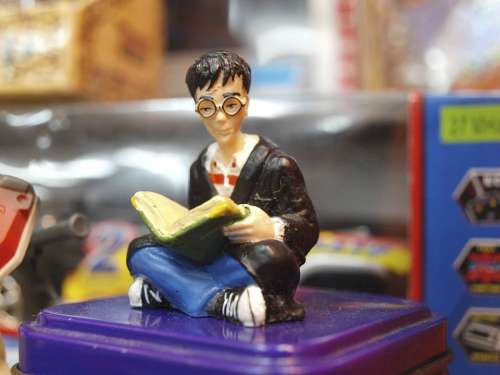 Harry Potter Figure Toy Macro Close-Up