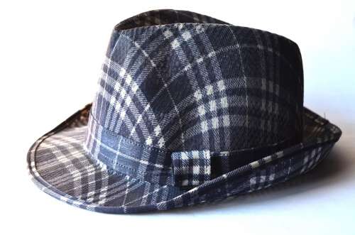 Hat Fashion Checkered Headwear Fashionable