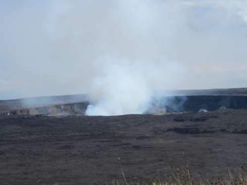 Hawaii Volcano Crater Usa Mountain Park More