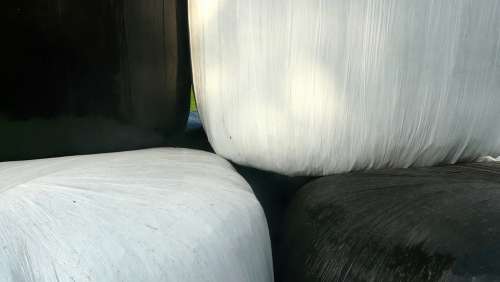 Hay Bale Hay Bales Round Bales Plastic Packaging